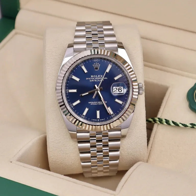 Datejust Blue Stick Dial Oyster