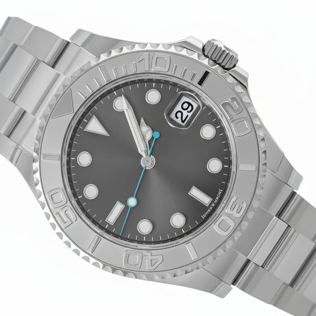 Yacht-Master Platinum Rhodium Dial Oyster Steel