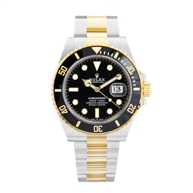Submariner Date Black Dial Two Tone Gold